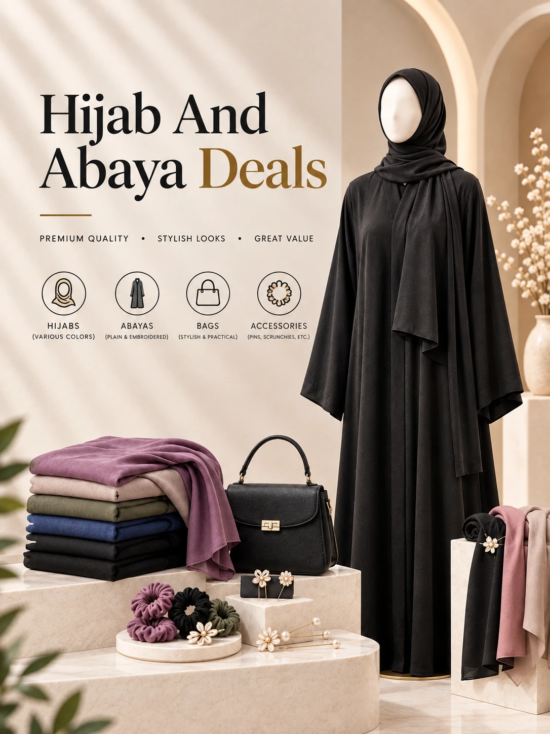 Hijab And Abaya Deal