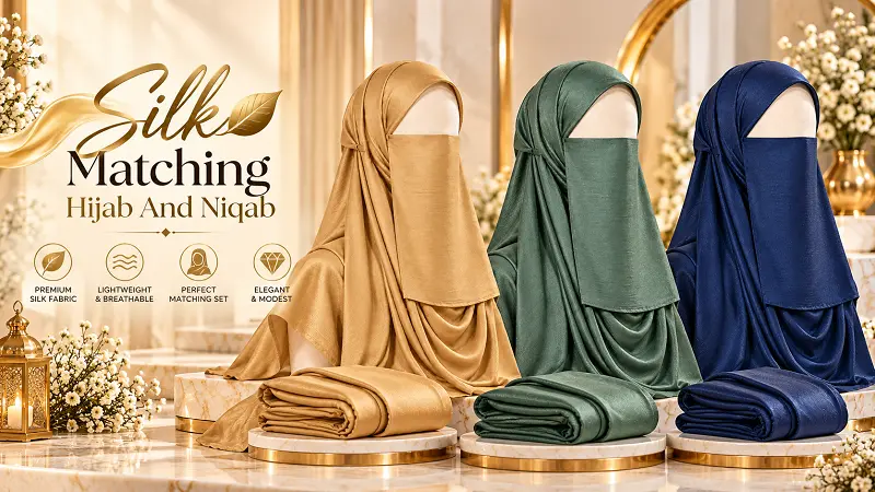 Hijab and niqab set for women seeking complete modest Islamic clothing