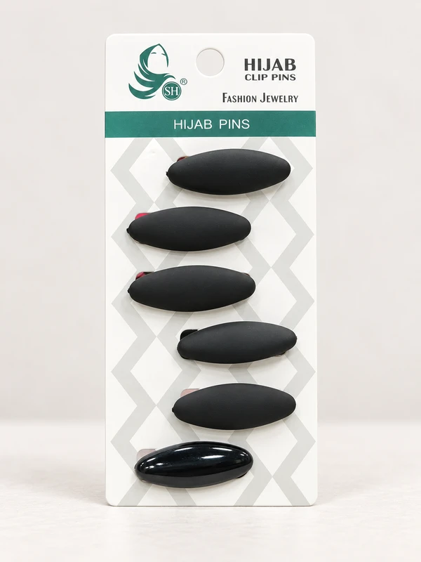 Safety Pins - Black (6 pcs)