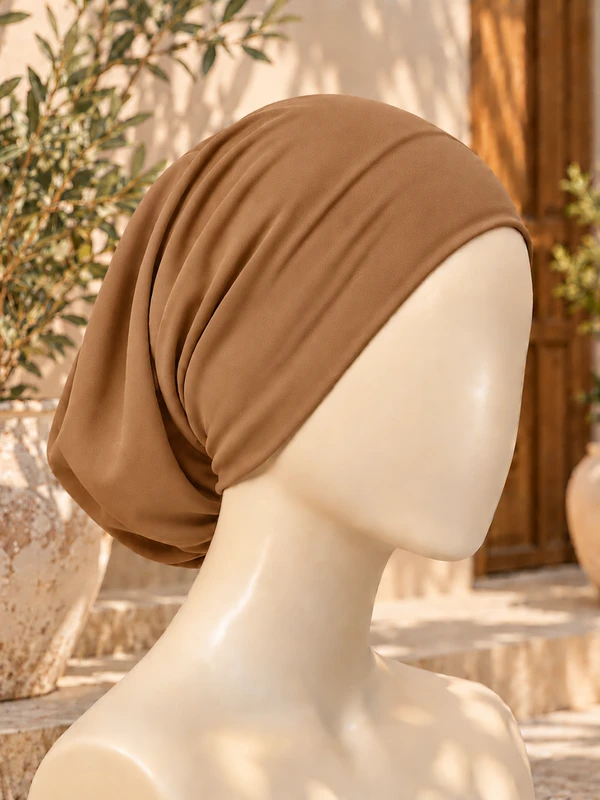 Camel Brown Tube Cap