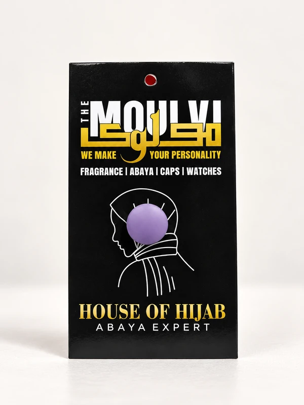 Magnetic Hijab Pin - Purple