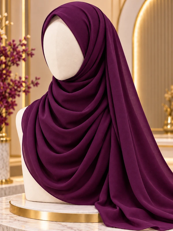 Jamni Chiffon Georgette Hijab
