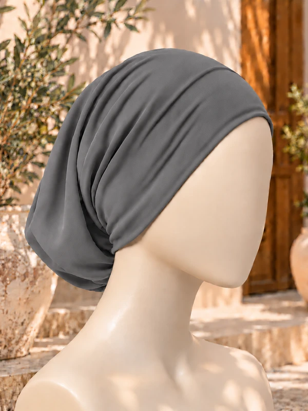 Grey Tube Cap