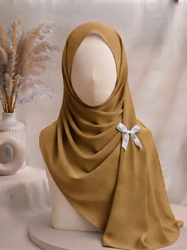 Camel Brown Premium Georgette Hijab
