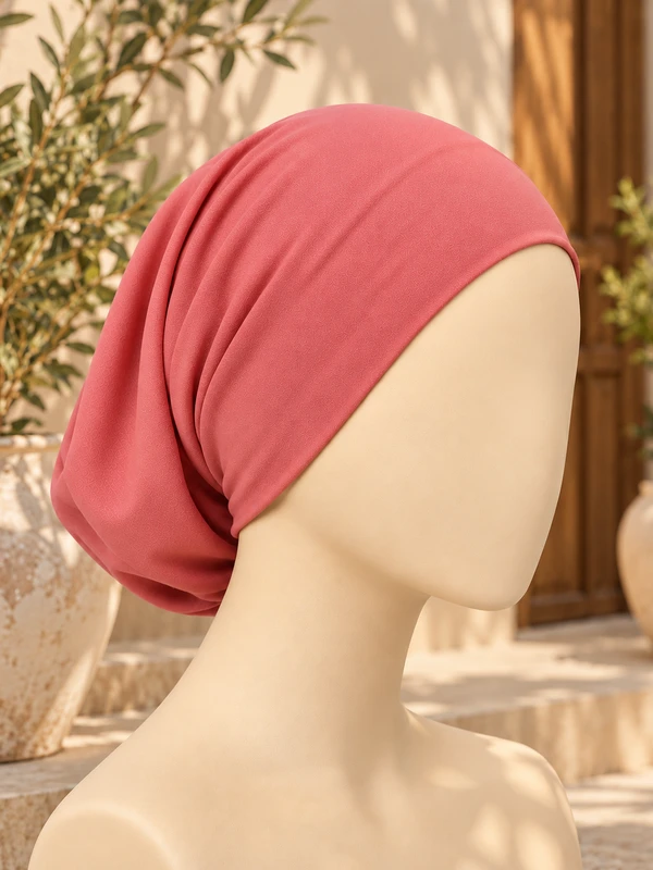 Gajri Pink Tube Cap