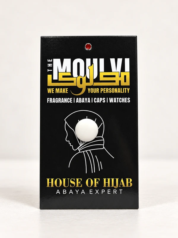 Magnetic Hijab Pin - Off White